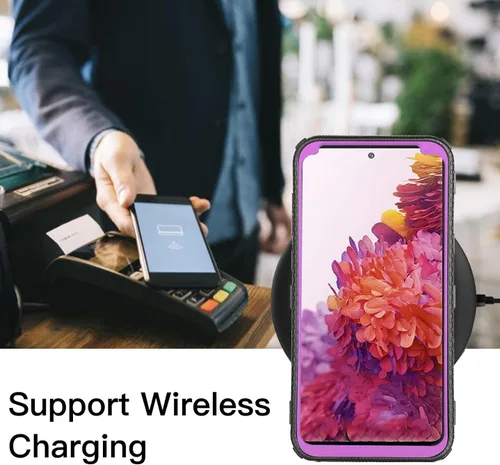Vista 5 de Asuwish Funda de teléfono para Samsung Galaxy A51 4G, híbrida, resistente, a prueba de caídas, a prueba de caídas, protección de cuerpo completo