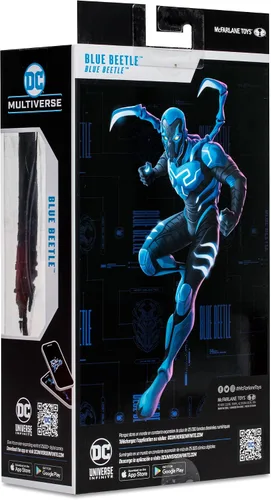 Vista 15 de McFarlane Toys - Figura de acción DC Multiverse Blue Beetle (película de escarabajo azul) de 7 pulgadas