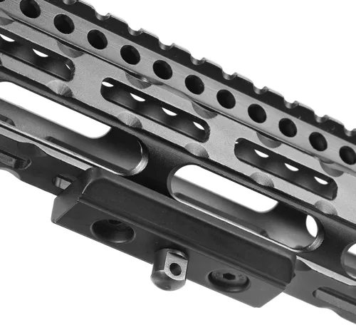 Vista 6 de Paquete de 2 adaptadores de bípode para M-Rail Harris tipo Bipod Mount Sling Stud