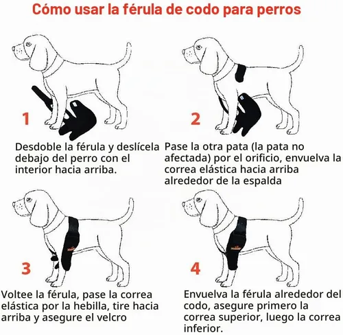 Vista 6 de NeoAlly Codera Protectora para Perros con Almohadillas para Soporte de Codo y Hombro Canino, Higroma de Codo, Displasia, Osteoartritis, Callos