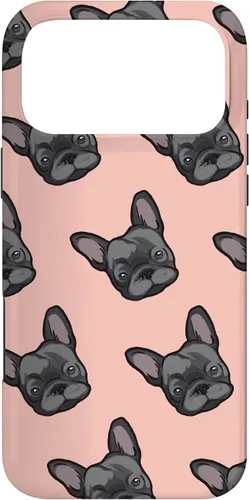 Vista 22 de iPhone 12/12 Pro Cute French Bulldog - Funda para teléfono
