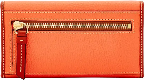 Vista 4 de Dooney & Bourke Billetera, cartera de embrague continental de grano de guijarros
