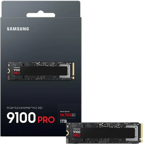 Vista 3 de Samsung SSD 9100 PRO 1TB, PCIe 5.0x4 M.2 2280, hasta 14,700MB/s