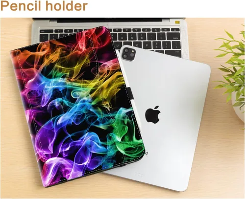 Vista 6 de Vimorco Funda para iPad Air 4ª/5ª 10.9, para iPad Air 6ª 11 M2, para iPad Pro de 11 pulgadas 4ª/3ª/2ª/1ª generación, soporte para lápiz, correa