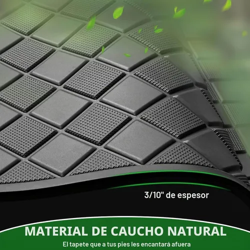 Vista 4 de Golf Cart Floor Mat for EZGO TXT/Valor/ExpressS4/Cushman Workhorse Negro (Black Trim)