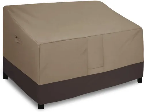 Vista 15 de Easy-Going Funda impermeable para muebles de patio, sofá biplaza para exteriores, resistente al viento, duradera