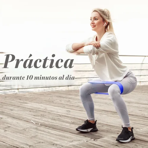 Vista 6 de VEICK 5-Level Resistance Loop Bands Set for Strength Training & Pilates Surtido
