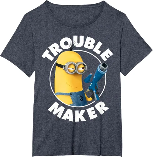 Vista 85 de Despicable Me Minions Kevin Fabricante de Problemas Gráfico Camiseta Negro