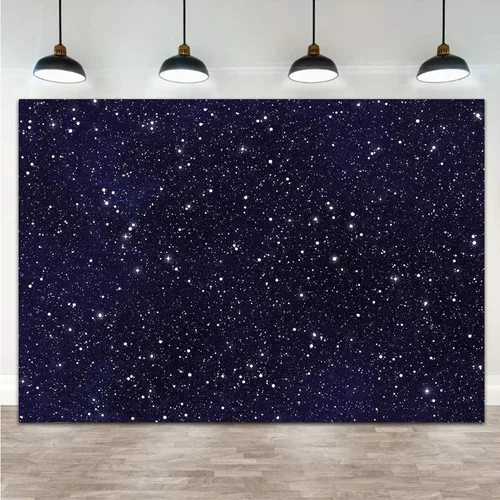 Vista 6 de Cielo Nocturno Estrella Universo Espacio Tema Estrellado Foto Fondo Galaxia Estrellas Niños o Niñas Fiesta de Cumpleaños Fondos Fotografía Telón