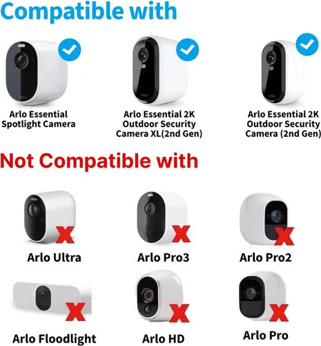 Vista 3 de Cargador de panel solar para Arlo Essential 2K para exteriores (2ª generación)/cámara Essential XL (2ª generación)/cámara Essential Spotlight, USB C
