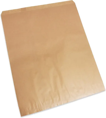 Vista 3 de CuteBox 100 bolsas de regalo de papel plano marrón kraft (12 x 15 pulgadas) para mercancía, manualidades, recuerdos de fiesta, venta al por menor