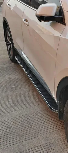 Vista 5 de 2 estribos laterales Nerf Bars Pedales laterales Junta de aluminio para Mercedez Benz GLB 2020-2023