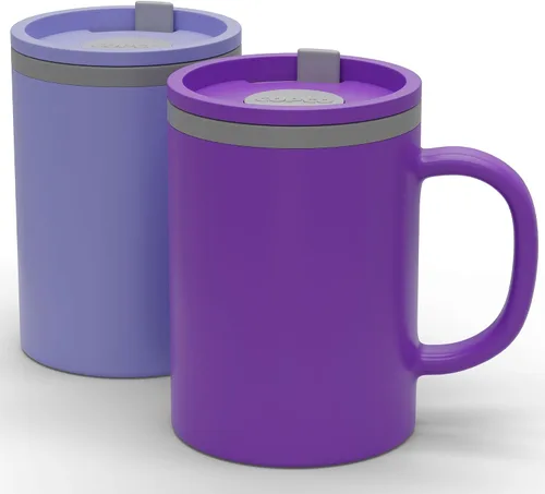 Vista 13 de Copco Taza de escritorio icónica de 16 onzas, color aguamarina y menta, juego de 2