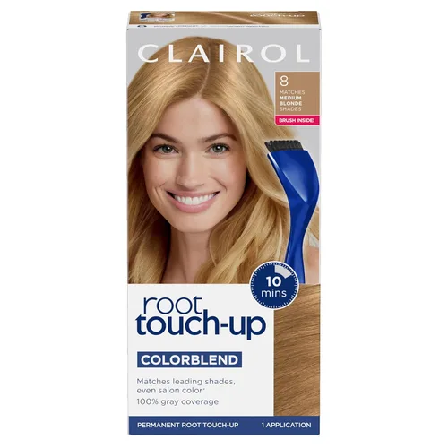 Vista 19 de Clairol Root Touch-Up de Nice'n Easy Tinte Permanente para el Cabello, 10 Rubio Extra Claro, Paquete de 1