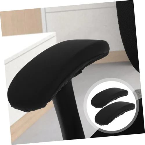Vista 5 de FOMIYES 1 par de fundas de brazo para silla de oficina, funda de repuesto para silla de oficina, fundas de brazo para sillas de escritorio, funda