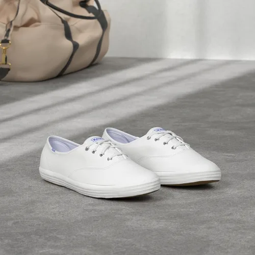 Vista 2 de Keds Champion - Tenis de lona con cordones para mujer