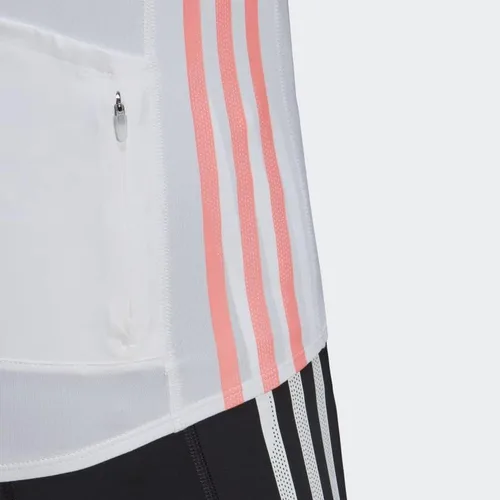 Vista 7 de adidas Maillot de ciclismo de manga corta para hombre, Blancorojo ácido