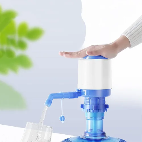 Vista 6 de Bomba de agua manual para botella de 5 galones, dispensador de jarra de agua portátil, dispensador de agua a presión manual para camping, deportes