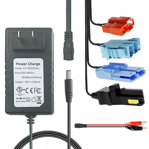 Vista 8 de JRRXM Cargador universal de 12 voltios y 24 voltios para coche de juguete alimentado por Batty para niños, la mejor opción de cargador adaptador