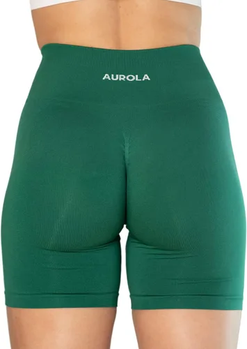 Vista 2 de Aurola Intensify - Pantalones cortos de entrenamiento para mujer, sin costuras, para gimnasio, yoga, correr, deporte, ejercicio activo, fitness