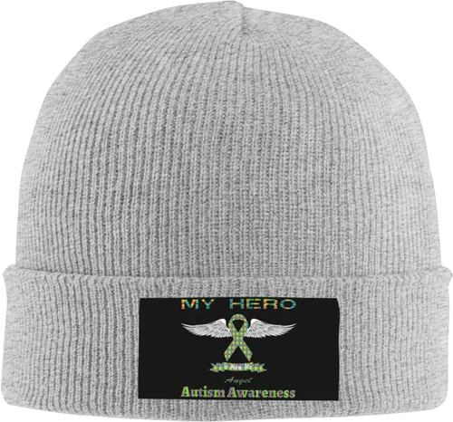 Vista 2 de Beanie Hat Stretchy Hat Soft Warmth Knit Hat Cap for Men & Women Unisex