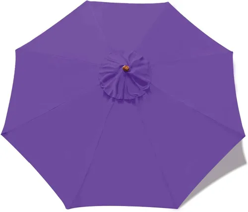 Vista 48 de ABCCANOPY Sombrilla para Exteriores de 7.5 pies, Repuesto de Cubierta Superior Compatible con 6 Varillas (Azul)