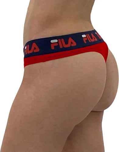 Vista 2 de Fila Calzones de tanga de algodón con logotipo clásico para mujer