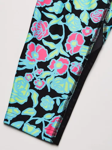 Vista 3 de Under Armour Pantalón corto de tobillo estampado HeatGear para niña