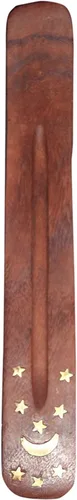 Vista 17 de Bless-International Quemador Tradicional Hecho a Mano de Madera Portaincienso Soporte Recogecenizas para Aromaterapia-Meditación-Yoga