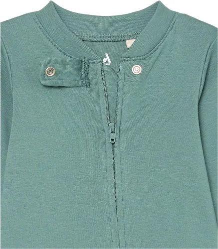 Vista 4 de Tienda Aware Pijama unisex de algodón sin pies para bebés, paquete de 2