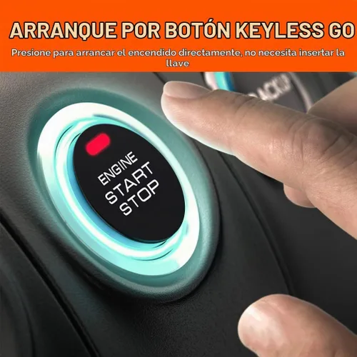 Vista 2 de Sistema de Alarma de Coche BANVIE con Arranque Remoto y Botón de Presión para Encendido del Motor