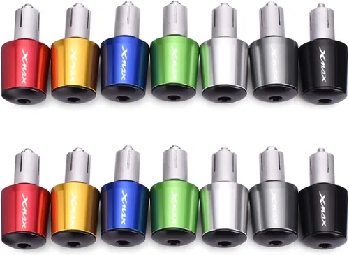 Vista 4 de for Xmax 300 Xmax 400 Xmax 250 Xmax 125 All Year Xmax CNC Motorcycle 7/8" 22MM Handlebar Grips Handle Bar Cap End Plugs (Color : Blue)