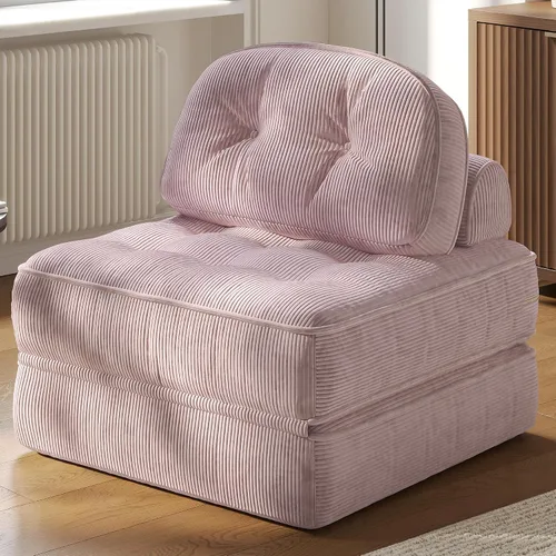 Vista 9 de Dowinx Sofá cama plegable con almohada, cómodo sofá cama convertible para adultos, hogar, sala de estar y juegos, diseño moderno y cómodo
