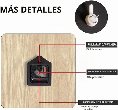 Vista 3 de ArtSocket Reloj de pared cuadrado silencioso sin tictac 10" mármol Resumen de mármol rosa