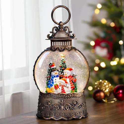 Vista 20 de Regalos conmemorativos para gatos por pérdida de condolencias, globo de nieve con purpurina giratoria automática y temporizador de 6 horas