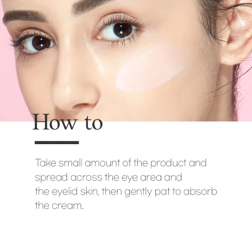 Vista 8 de ETUDE Moistfull Collagen Korean Eye Cream Super Collagen Water & Lupinus Albus Protein, crema hidratante para ojos, textura cremosa