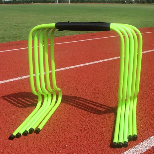 Vista 11 de YXXSDP Juego de entrenamiento de velocidad y agilidad, obstáculos de entrenamiento de obstáculos portátiles profesionales, equipo de práctica