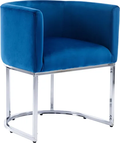 Vista 27 de RIVOVA - Silla tapizada para comedor, silla lateral moderna de barril, sillas tapizadas para comedor, silla cómoda para cocina, silla lateral