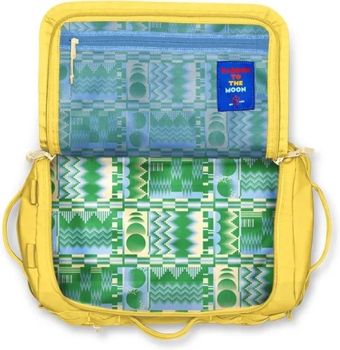 Vista 9 de Baboon to the Moon Go-Bag Small 40L - Correas desmontables, bolsa de lona pequeña para viajes, bolsa de gimnasio para mujeres, bolsa de viaje