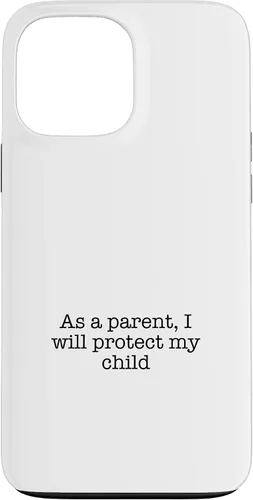 Vista 23 de As a parent, I will protect my child Case for iPhone 16