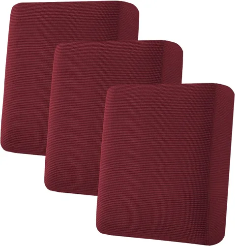 Vista 360 de H.VERSAILTEX Fundas de Cojín de Asiento Individuales Super Elásticas Fundas de Sofá Fundas de Cojín de Sofá Fundas Deslizables Juegos Tela de Sarga
