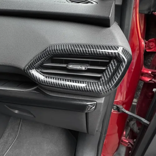 Vista 7 de YOUTOOCAR Cubiertas de salida de aire compatibles con accesorios Chevy Trailblazer 2020-2024 (patrón de fibra de carbono)