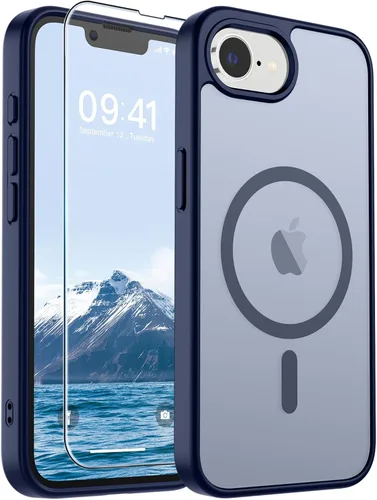 Vista 280 de SUPFINE Funda magnética para iPhone SE 2022 (3ª)/2020 (2ª), iPhone 8 (compatible con MagSafe) (protección contra caídas de grado militar), funda