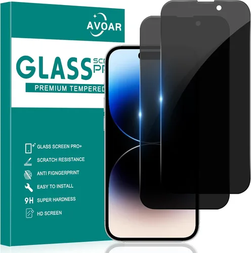 Vista 57 de Paquete de 2 protectores de pantalla de privacidad para iPhone 11/iPhone XR, pantalla de privacidad iPhone 11 de 6.1 pulgadas, película de vidrio