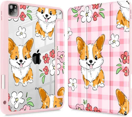 Vista 14 de May Chen Funda para iPad Pro de 11 pulgadas M2 de 4ª generación 2022, iPad Pro 11 de 3ª/2ª/1ª generación, Funda con cubierta trasera transparente a
