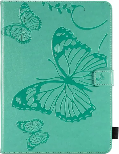 Vista 15 de Funda tipo folio para iPad Pro de 11 pulgadas 2018-2022, iPad Air de 11 pulgadas y 10.9 pulgadas, Techcircle Butterfly en relieve, funda inteligente