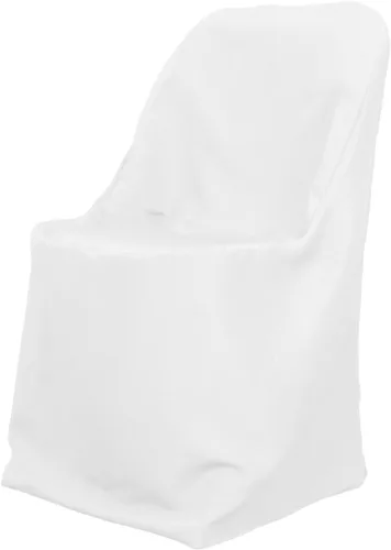 Vista 2 de Funda de lino y poliéster para silla plegable Negro