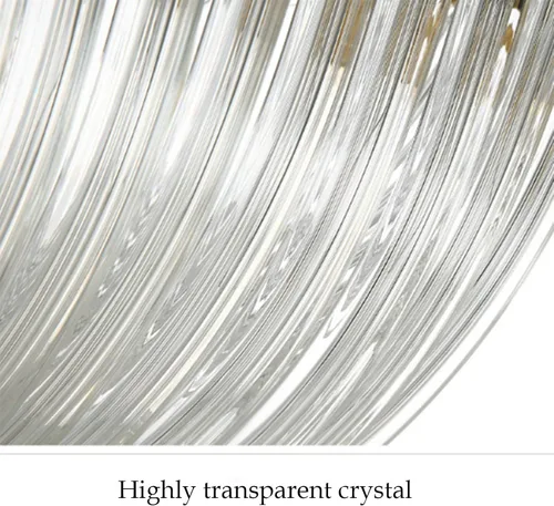 Vista 6 de Chandelier Light, Novel Decorated Gold Chandelier Metal LED Pendant Lights Retro Loft Adjustable Chain Hanging Lamp Living Room Lustre Lamparas
