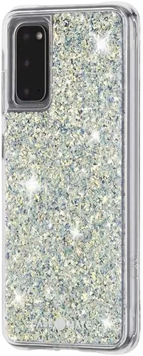 Vista 4 de Case-Mate - TWINKLE - Funda para Samsung Galaxy S20+ S20 Plus - Compatible con 5G - Lámina reflectante iridiscente con purpurina - 6.7 pulgadas