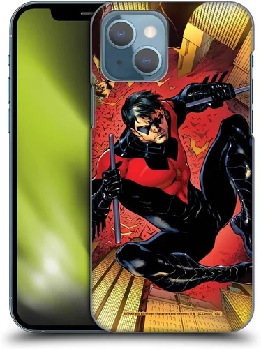 Vista 8 de Head Case Designs Funda rígida con licencia oficial de Batman DC Comics con logotipo azul #60 2019 Nightwing compatible con Apple iPhone 13